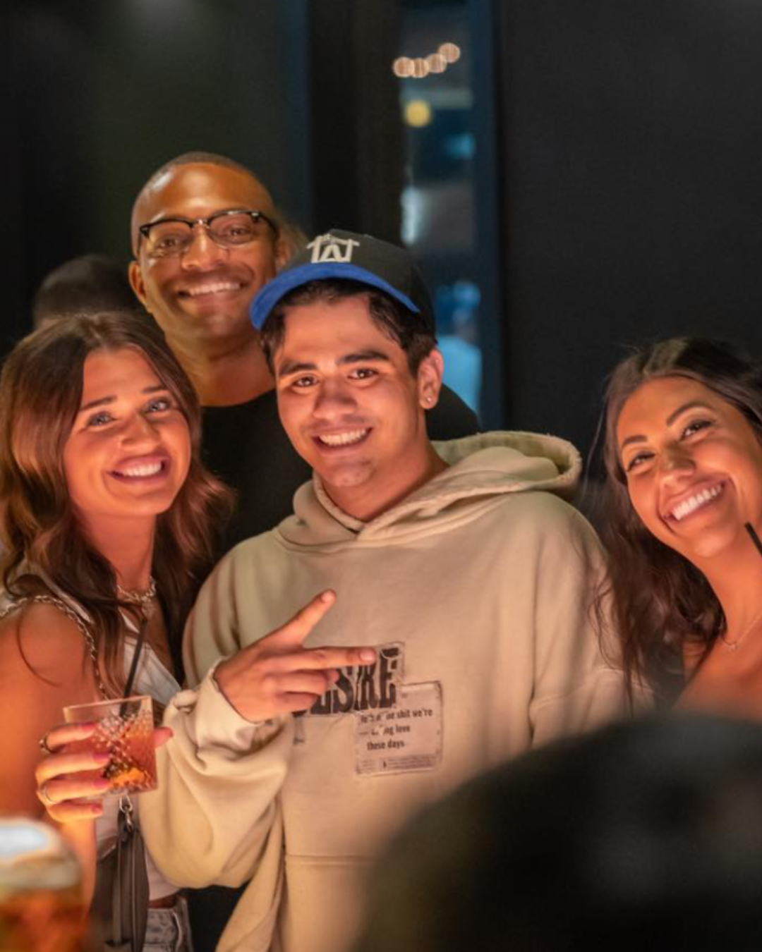 Late-night atmosphere